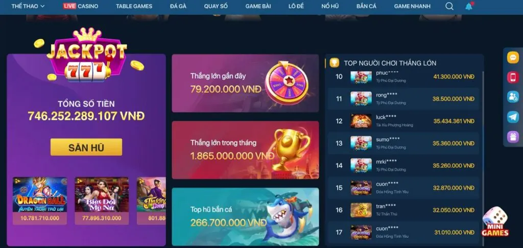 Các loại trò chơi Nổ Hũ phổ biến tại pub88 chính thức